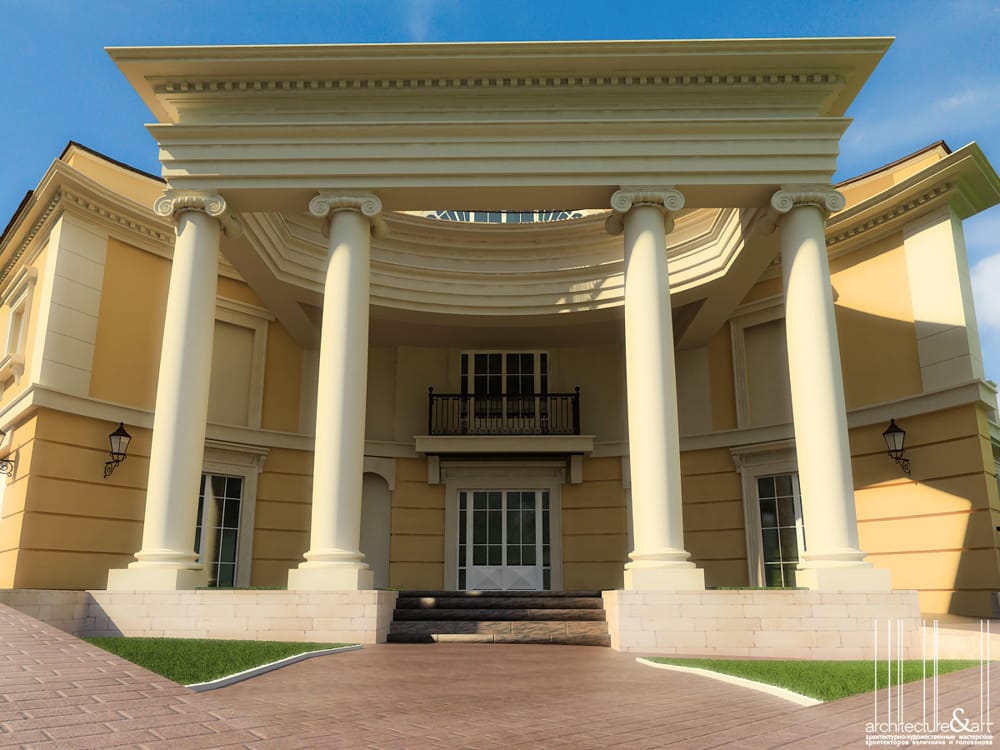Дом в классическом стиле – фото 7
